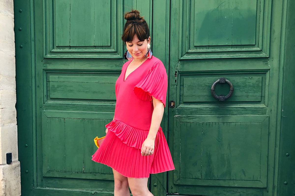 happy_as_a_bee en Batistes plissée et unie - Rose Corail 15 0188