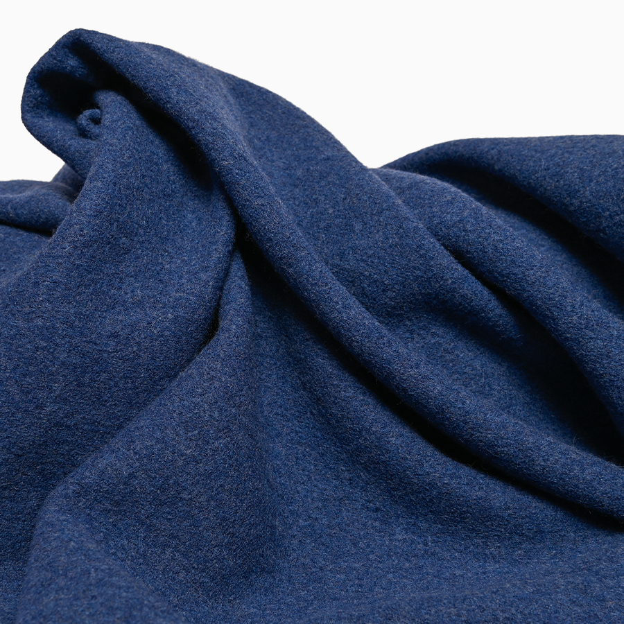 Laine bouillie authentique bleu