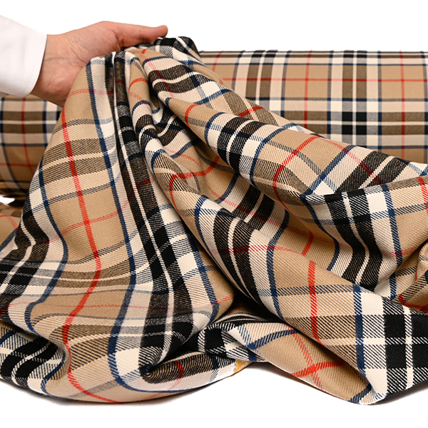 démonstration Flanelle pur Coton - Ecossais - Thomson Camel 11 0575