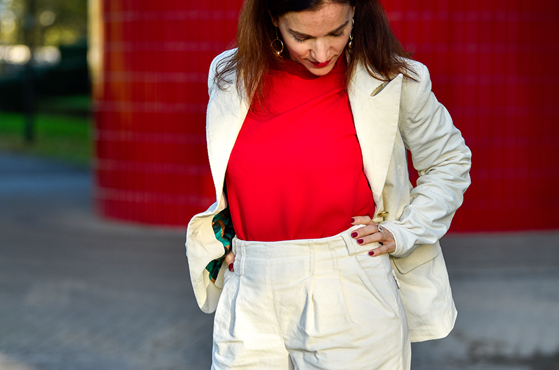 souslesrobesdesfilles en Velours Milleraies Stretch – Ivoire 11 0598