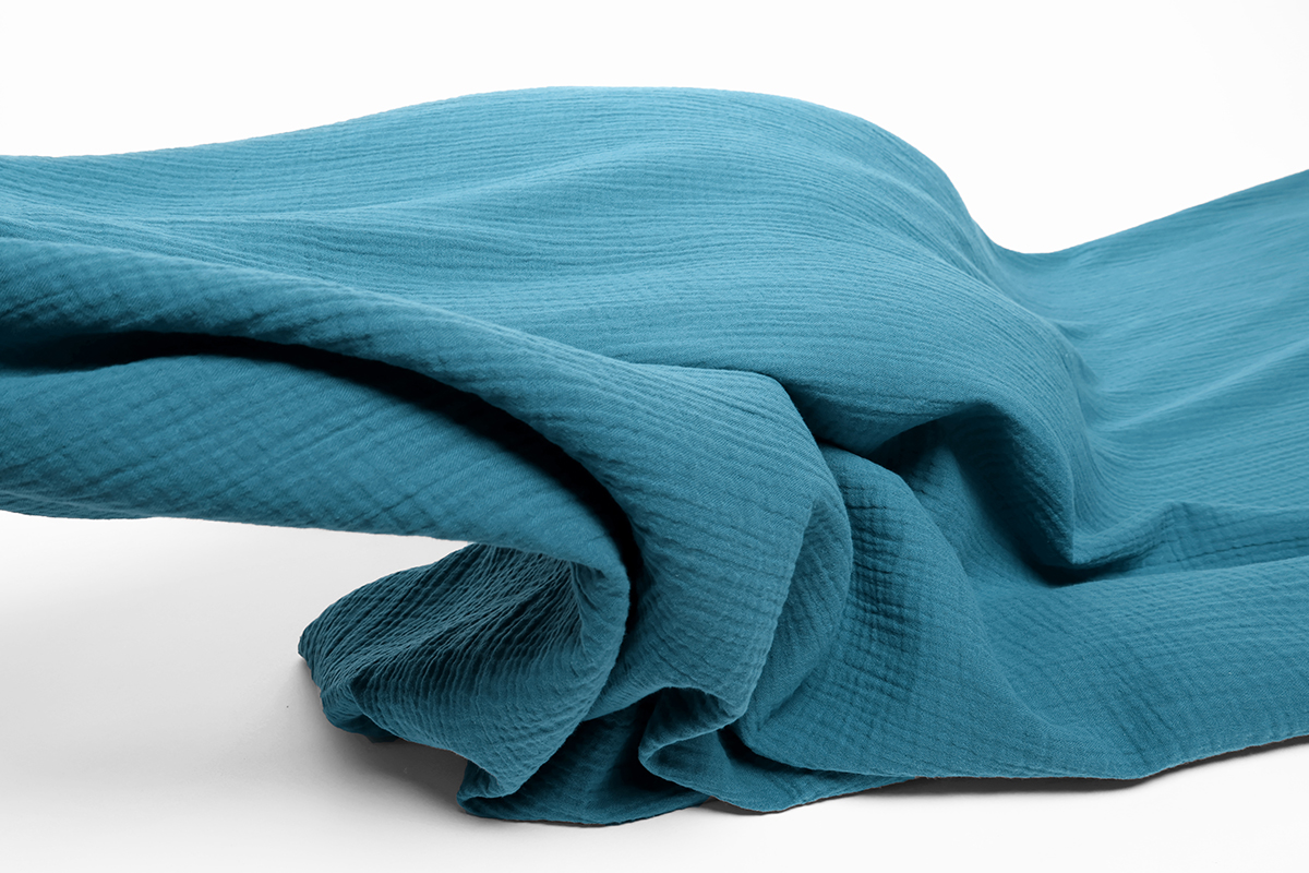 Présentation d'un tissu en double gaze