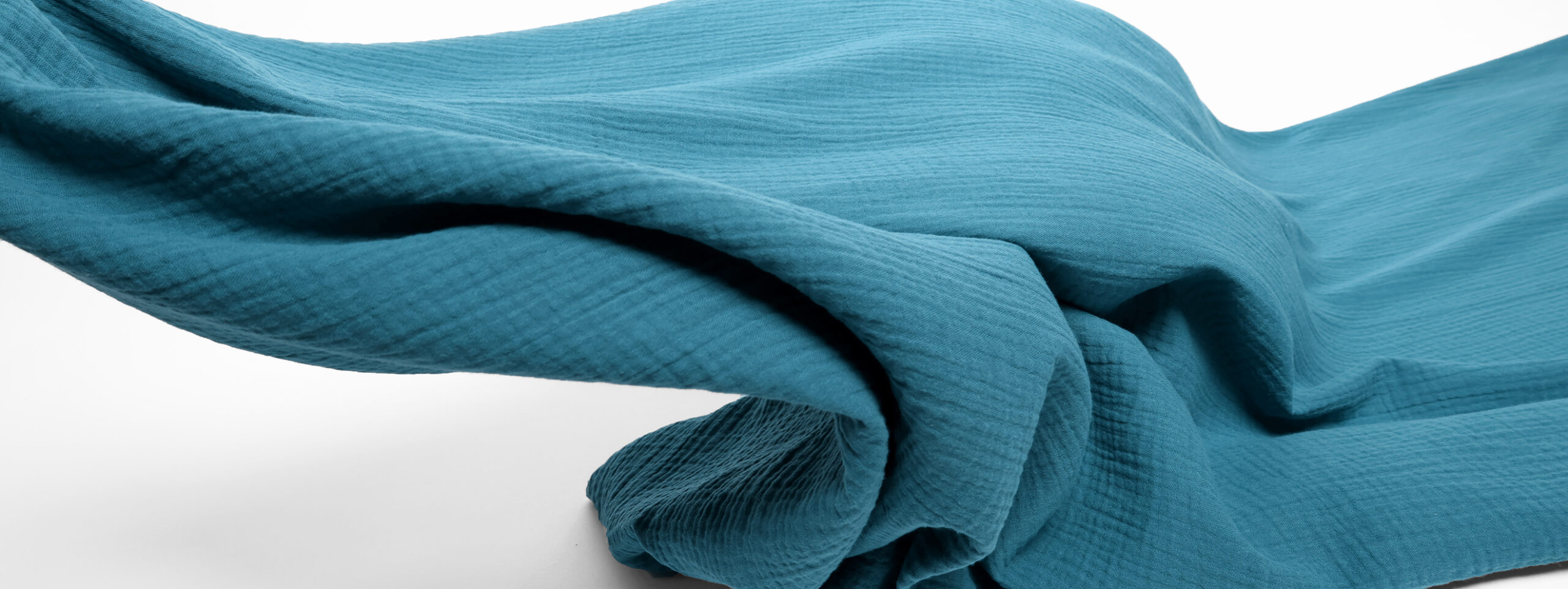 Présentation d'un tissu en double gaze