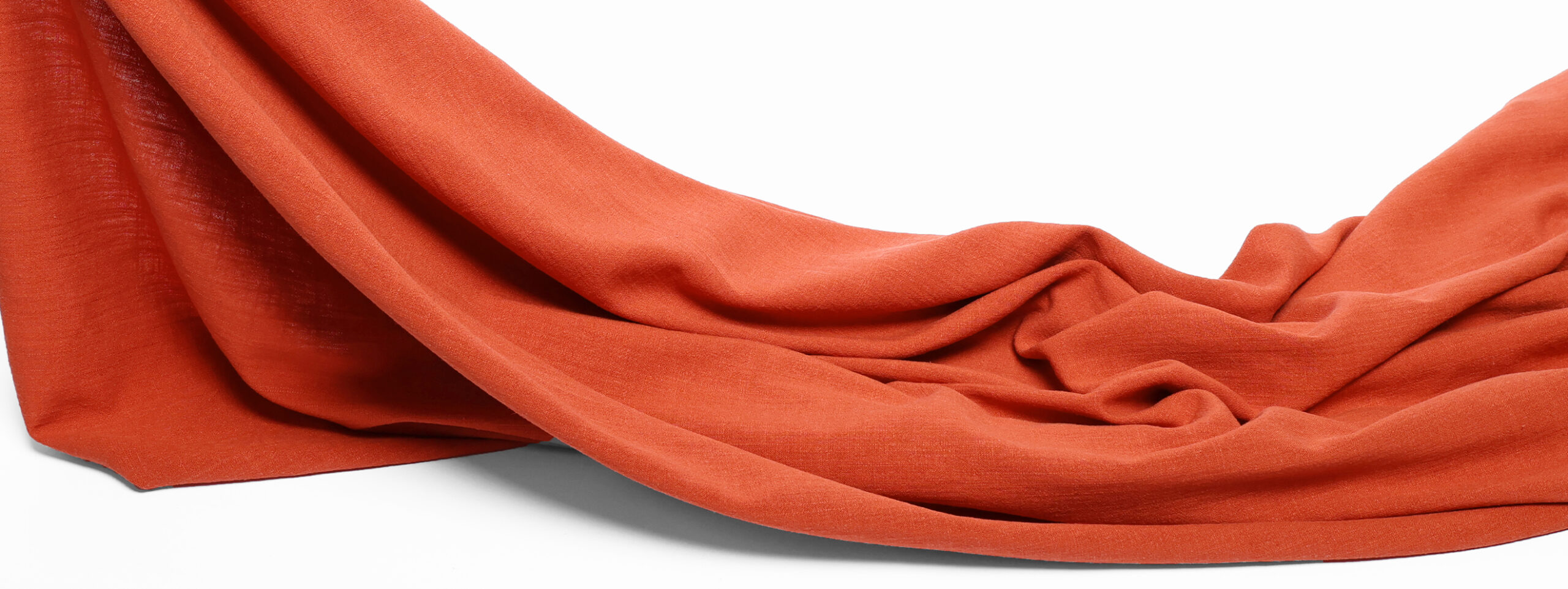 Présentation d'un tissu en lin viscose lave