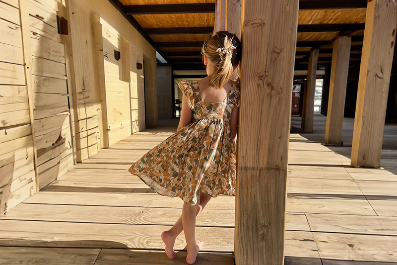 e_mily_couture en coton soyeux UNE Minérale - Jaspe – Ambre