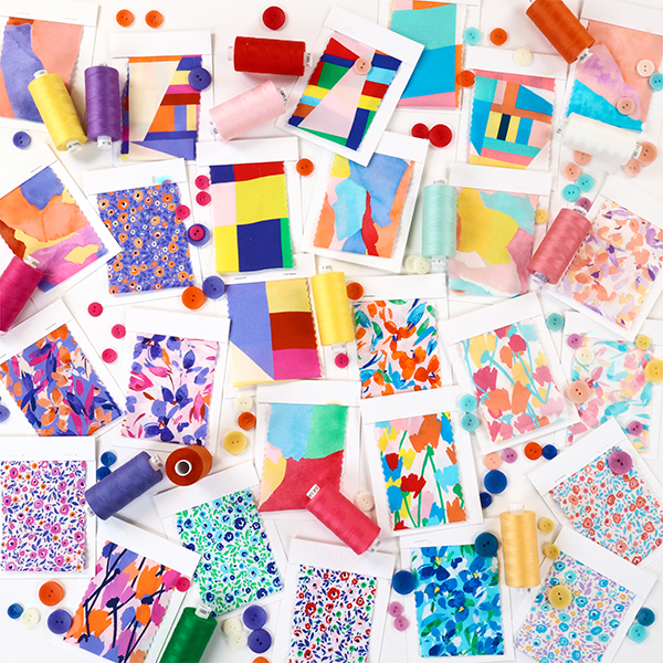 Découvrez les tissus Vitamine de la collection UNE