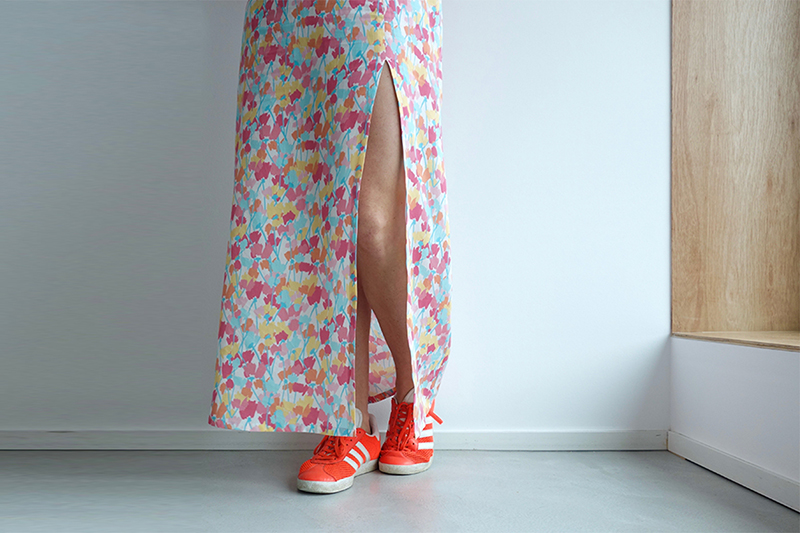 labo_isa en coton soyeux UNE Vitamine - Jaspe - Granité 