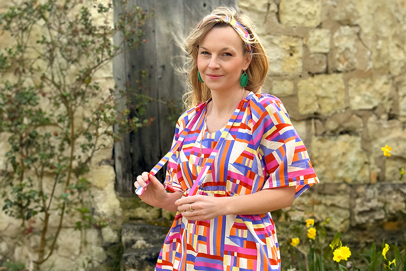 lapetiteframbise en coton soyeux UNE Vitamine - Mondrian - Smoothie 