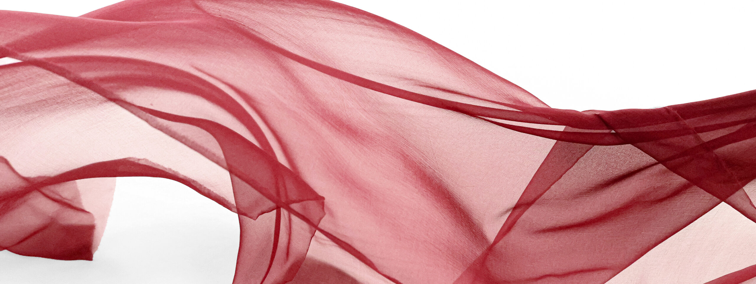 démonstration mousseline de soie georgette rouge burgundy