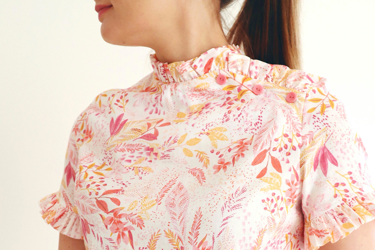 de.fil.en.bulles en coton soyeux UNE Dolce Vita - Alizea - Sunset