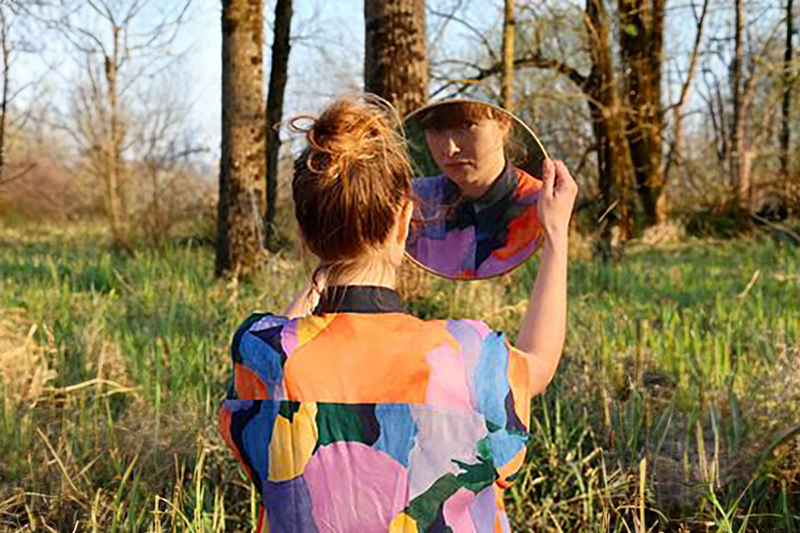 charcutine_de_la_gueuze en crêpe viscose soft – UNE Paradis – Gauguine -Toucan