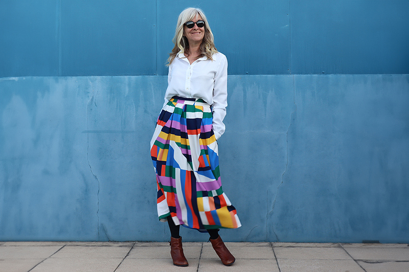 petitsbonheurs1 en crêpe viscose soft – UNE Paradis – Mondriane –Toucan