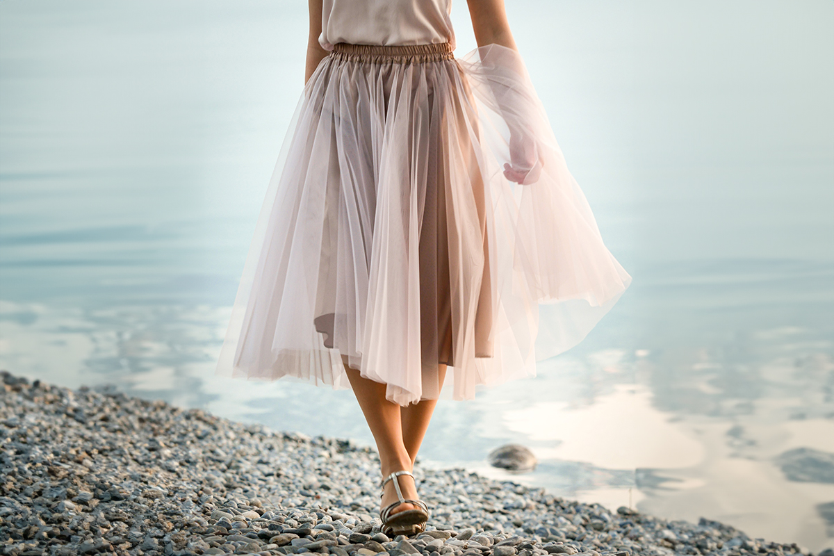 pmpatterns en Tulle extra-soft – Grège