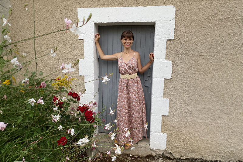 nom_dune_couture dans un ensemble fait à partir de tissus de la collection UNE Allure de chez Stragier