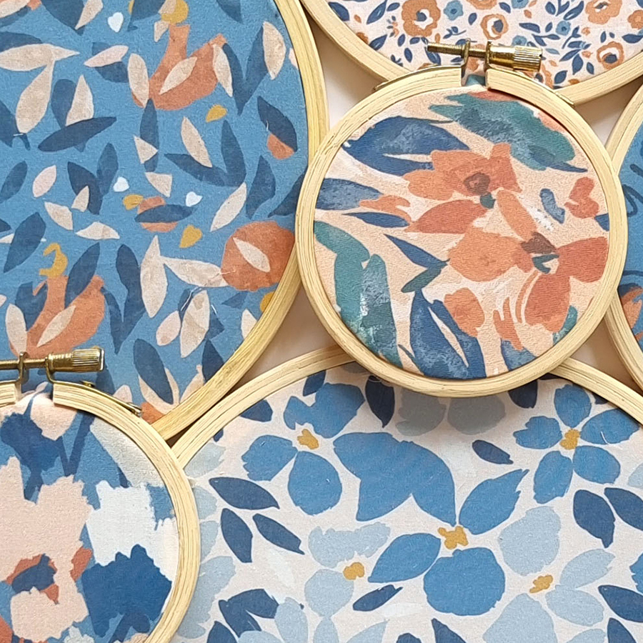 Présentation des tissus UNE Evasion fjord de chez Stragier