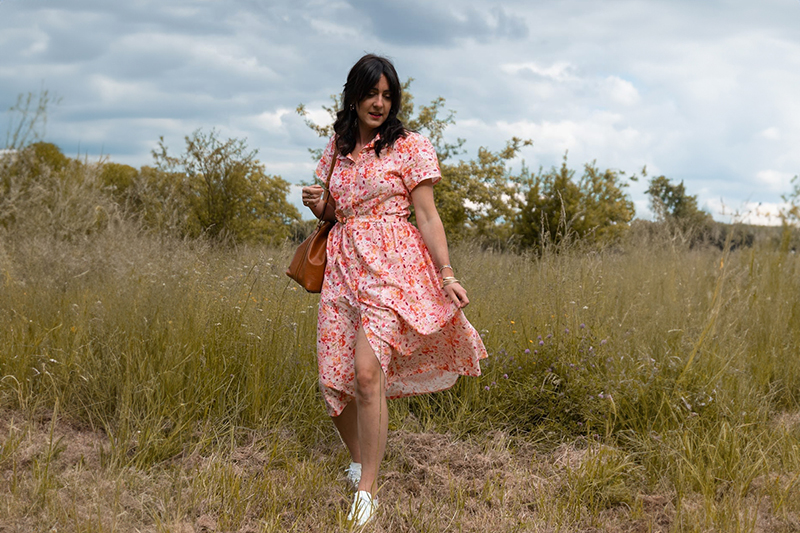 charlene_hands en coton soyeux - UNE Origine - Zéphyr - Corail Rose