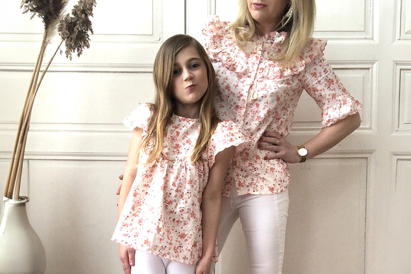 madeinestel en coton soyeux - UNE Origine - Victoria - Corail Rose