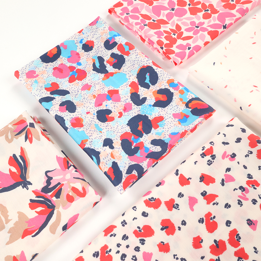 UNE-Origine-rose-marine-02-900X900 Présentation des différents tissus qui font partie de la collection UNE Origine rose marine de chez Stragier