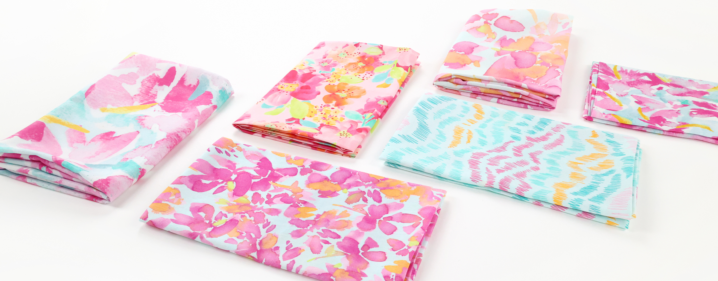 Présentation des tissus UNE Expression Aquarelle de chez Stragier