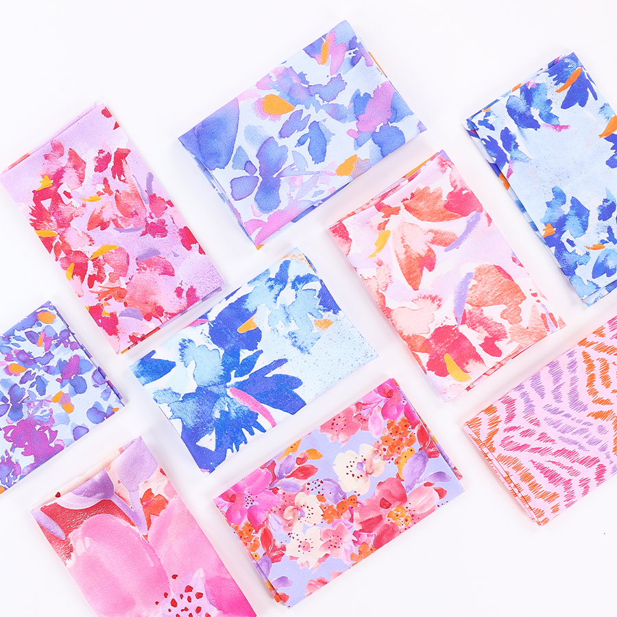 Présentation des tissus ecoline de la collection UNE expression de chez Stragier