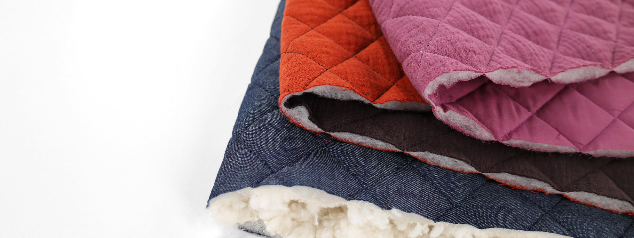 Présentation de nos tissus matelassés en coton