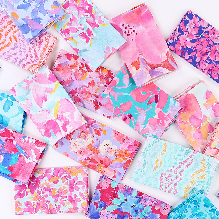 Présentation des tissus qui font partie de la collection UNE Expression de chez Stragier