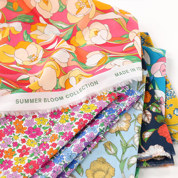 Démonstration de la collection capsule Liberty Summer Bloom en Tana Lawn