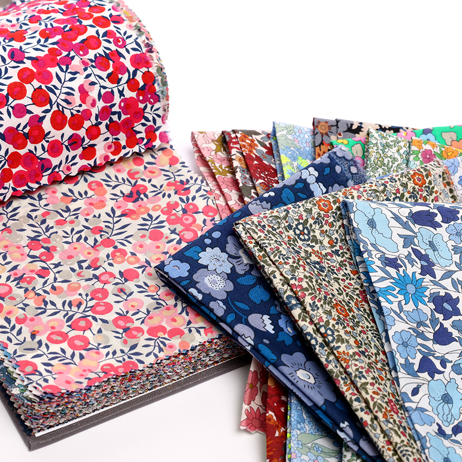 Présentation de tout les tissus Tana Lawn Liberty faisaint partie de la collection Classic et Interporel disponible chez Stragier.