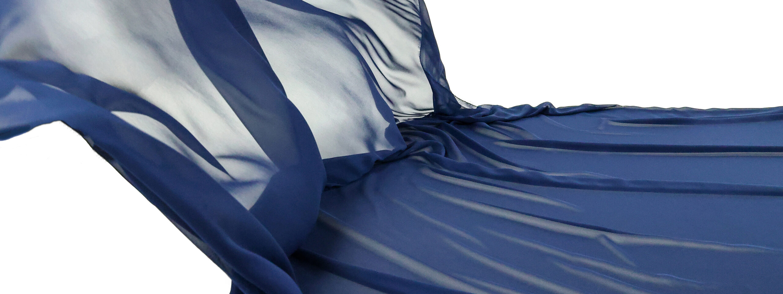 Présentation d'un tissu en mousseline