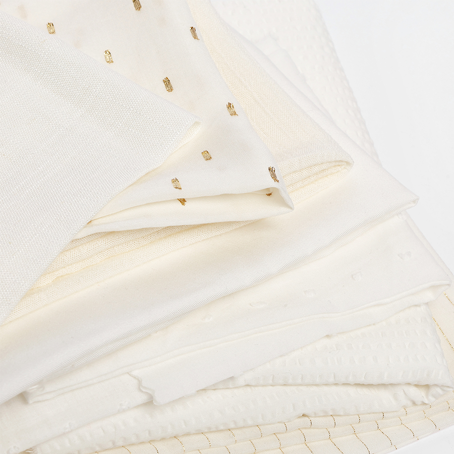 Présentation des nos différents tissus à teindre disponibles chez Stragier