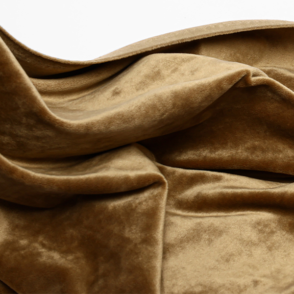 Présentation d'un velours lisse stretch disponible chez Stragier