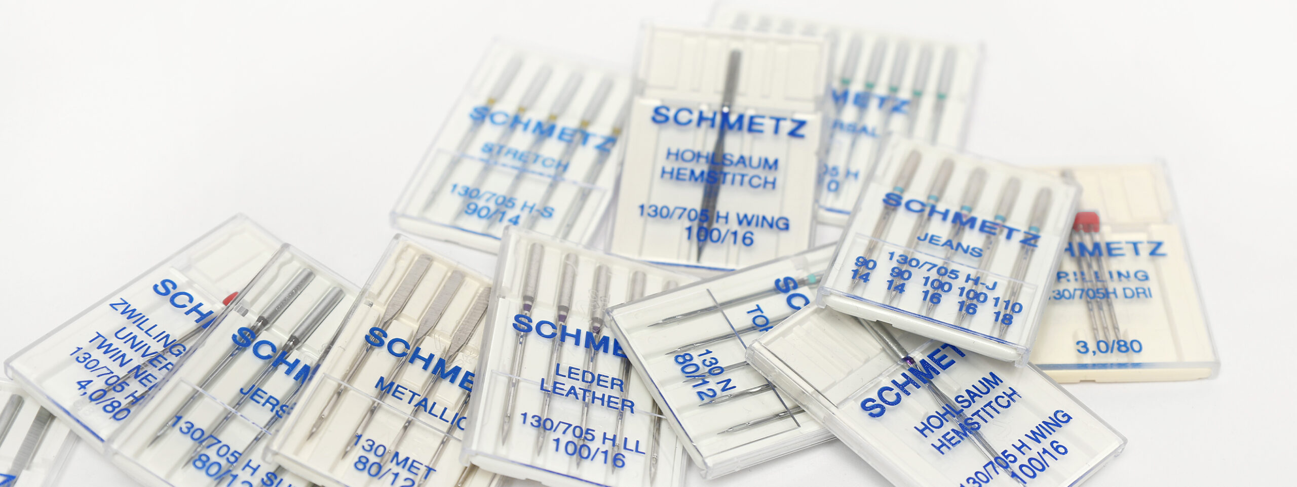 Présentation de plusieurs aiguilles machines disponibles chez Stragier.
