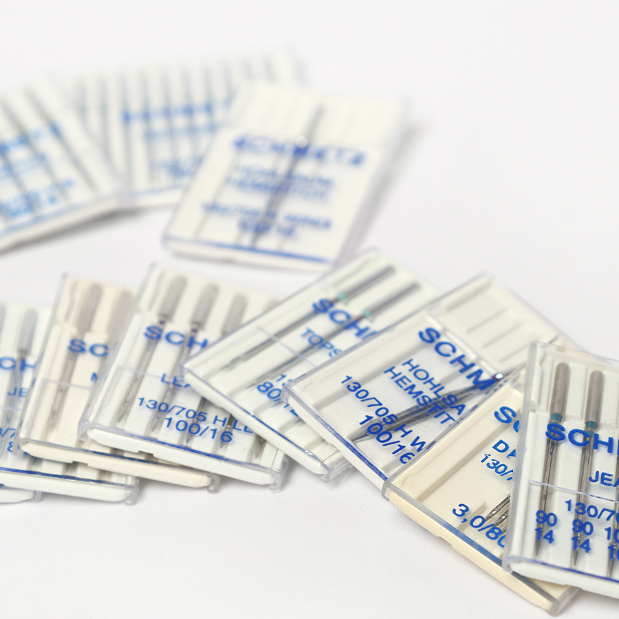 Présentation de plusieurs aiguilles machines disponibles chez Stragier.