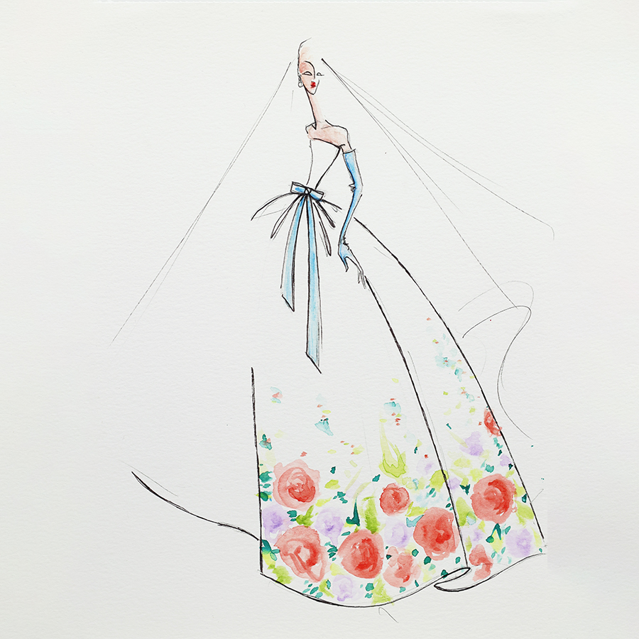 les tissus avec de la tenue et somptueux croquis 29