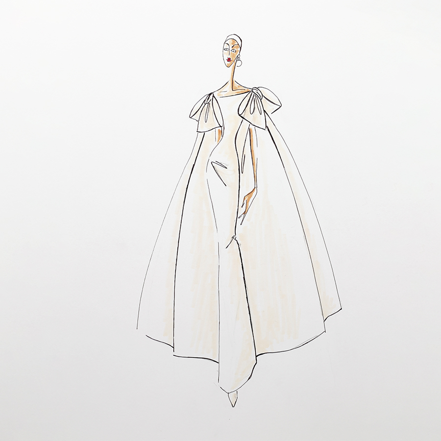 les tissus avec de la tenue et somptueux croquis 05