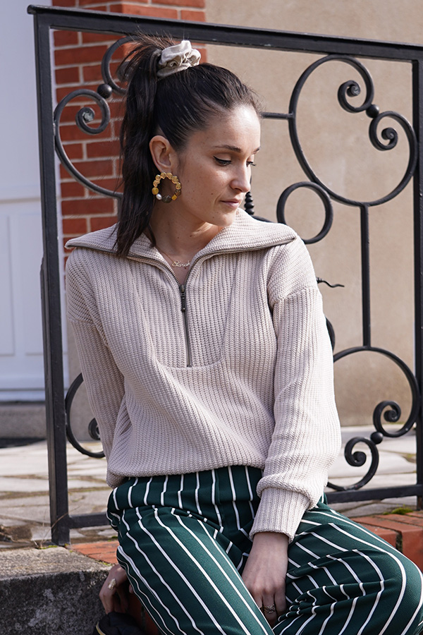 Sweatshirt fait par l'Atelier Miinsa