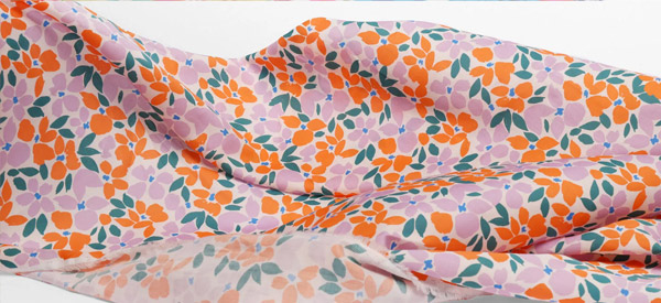 Découvrez notre gamme de tissus cotons soyeux de la collection UNE