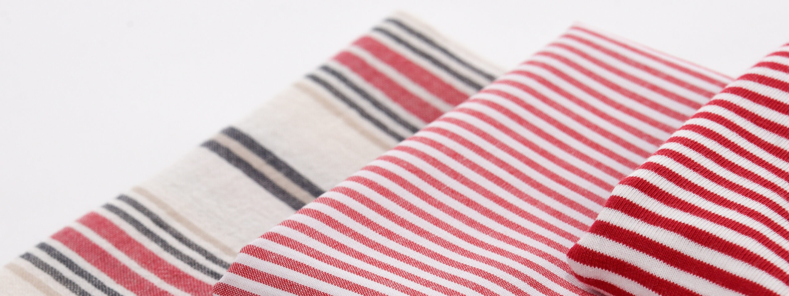 Découvrez nos tissus cotons à rayures
