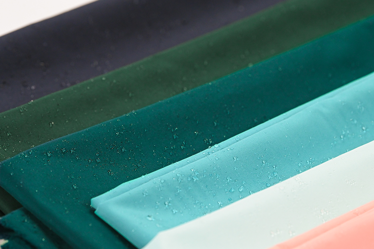 Illustration tissu déperlant haute performance