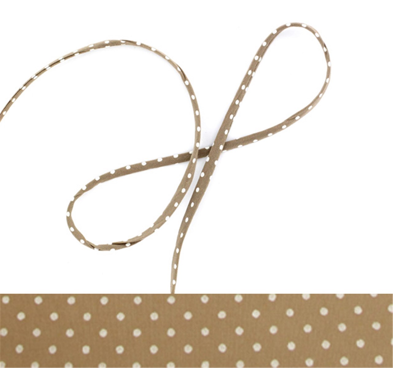 Lawn Cord - Pois 1,5 mm - Taupe - 4 mm