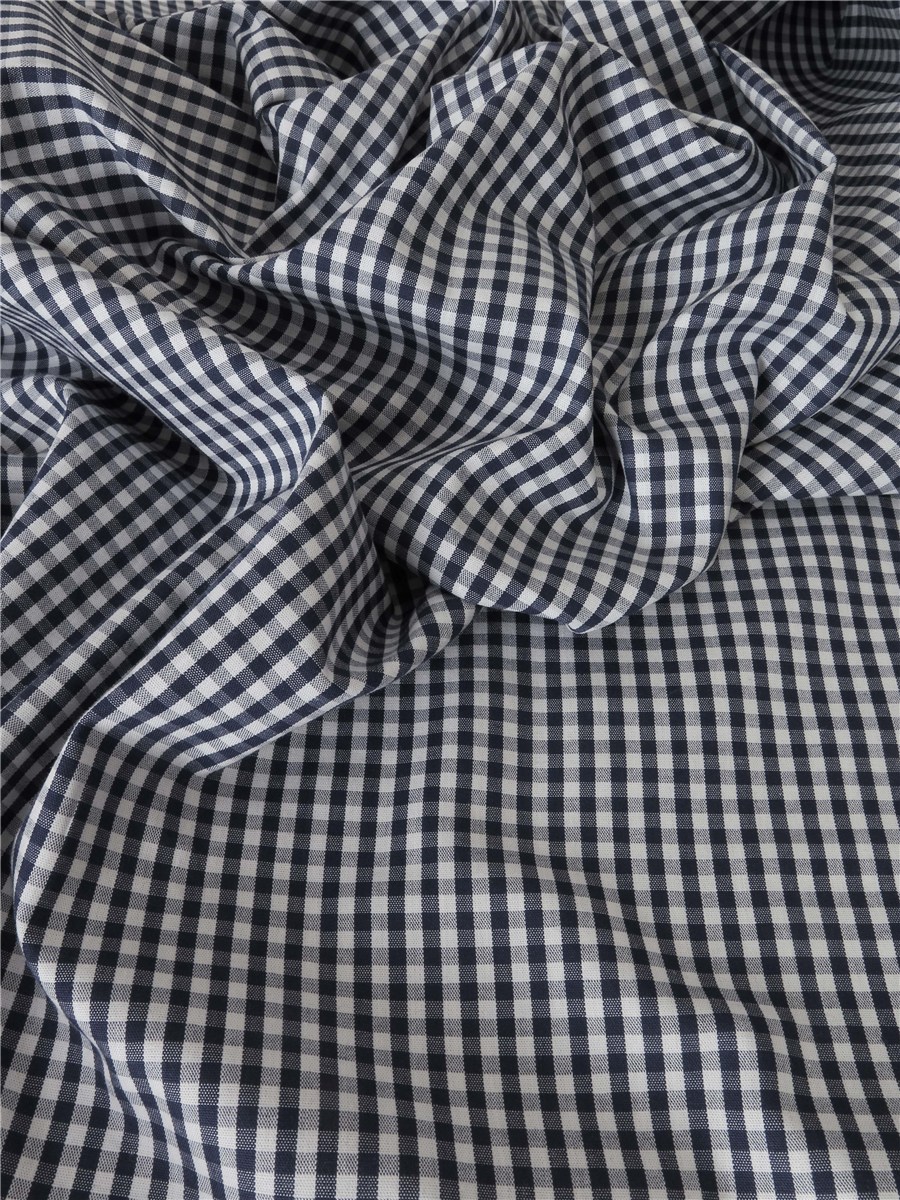 Popeline - Vichy 3 mm - Noir