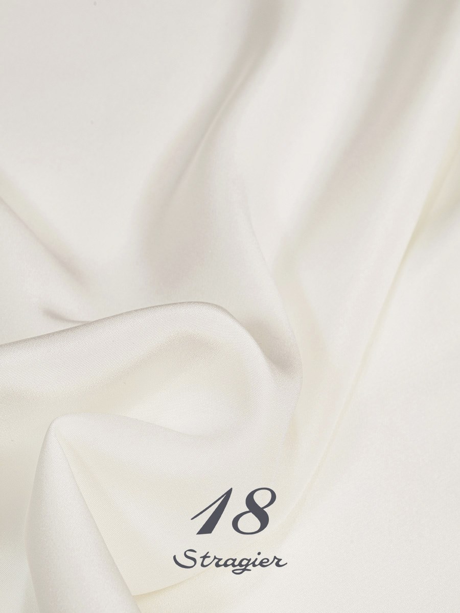 Silk Cloth - Plain - Stragier Pale Ivory
