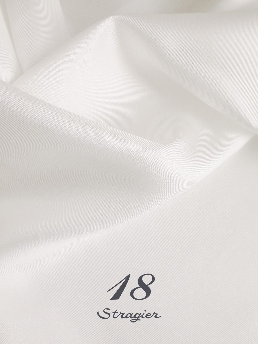 Twill de Soie - uni - Ivoire clair Stragier