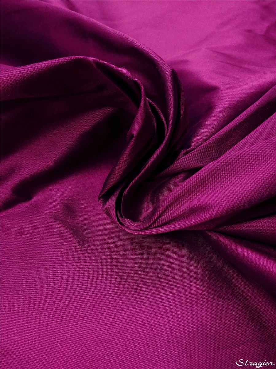Soie Doupion - 137cm - Uni - Magenta