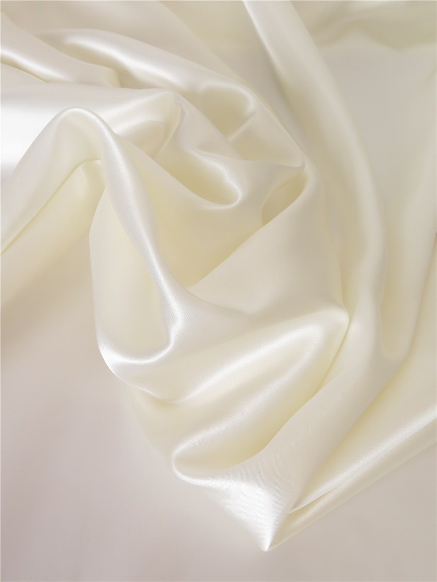 Doublure Satin - uni - Ivoire