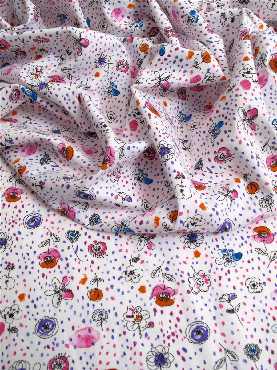 Cotton Poplin - Eliza's Flowers - 5