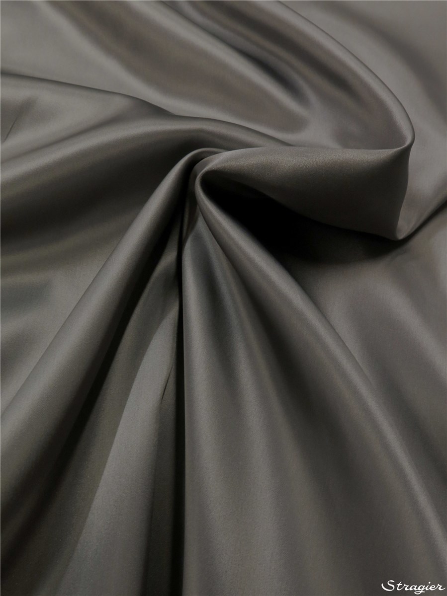 Doublure Satin - uni - Argent