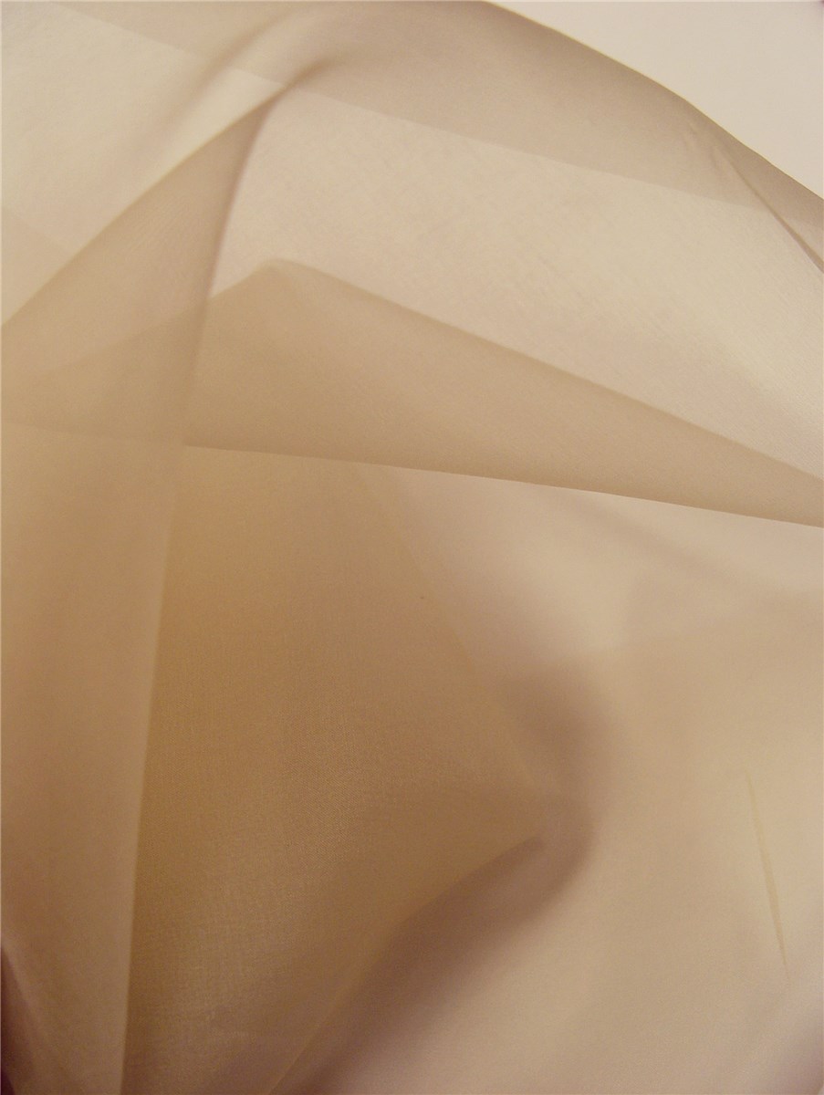 Silk Organza - Plain - Cobble