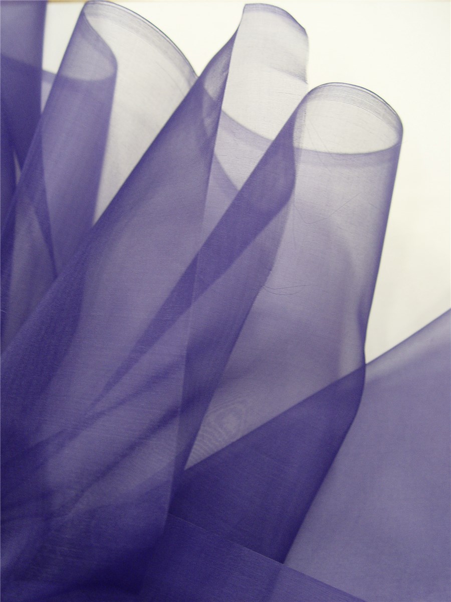 Silk Organza - Plain - Neptune