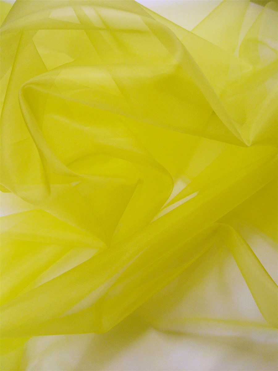 Organza de Soie - Uni - Citron