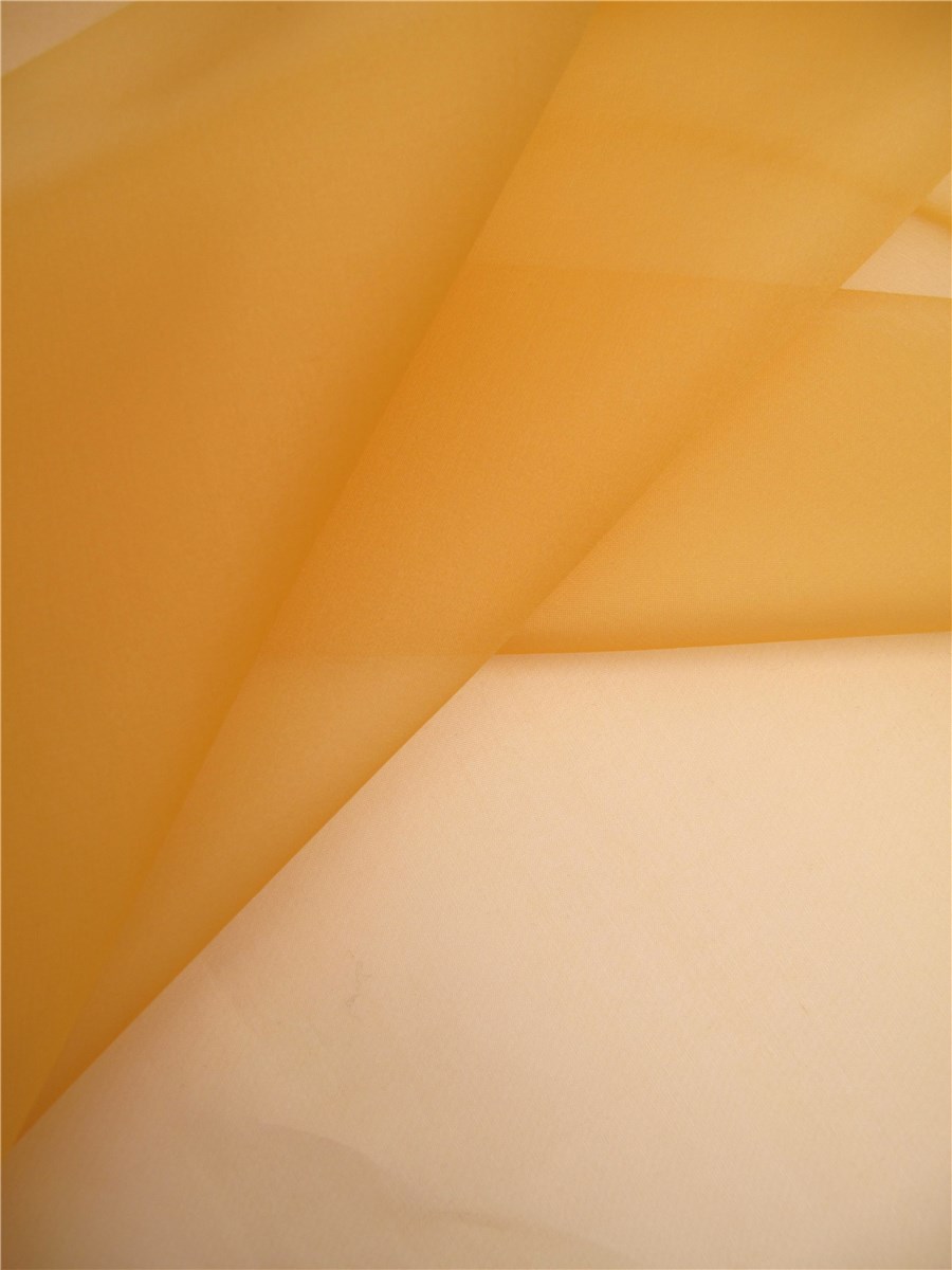 Silk Organza - Plain - Golden